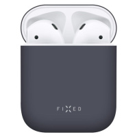 FIXED Silky ultratenké silikonové pouzdro Apple Airpods modré