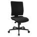 Topstar Kancelářská otočná židle SYNCRO CLEAN, antibakteriální textilní potah, černá