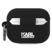 Karl Lagerfeld 3D Logo NFT Karl and Choupette Silikonové Pouzdro pro AirPods Pro KLAPRUNKC Černá