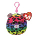 TY Squishy Beanies DOTTY, Clip 8,5 cm - barevný leopard