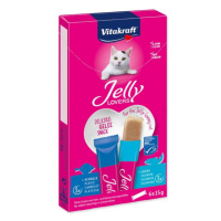 Pochoutka Vitakraft Jelly Lovers losos a treska 6x15g