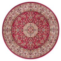 Červený koberec Nouristan Zahra, ø 160 cm