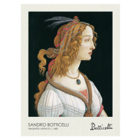 Obrazová reprodukce Simoneta Vespucci (1480), Sandro Botticelli, 30 × 40 cm