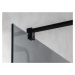 Gelco VARIO BLACK jednodílná sprchová zástěna k instalaci ke stěně, sklo nordic, 900 mm