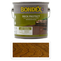 BONDEX Deck Protect - ochranný syntetický olej na dřevo v exteriéru 2.5 l Teak