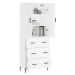 vidaXL Skříň highboard bílá 69,5 x 34 x 180 cm kompozitní dřevo