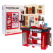mamido Dětská interaktivní kuchyňka s příslušenstvím červená