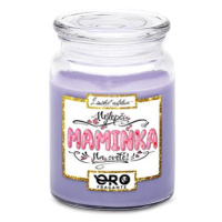 IMPAR Svíčka s vůní levandule - Nejlepší maminka - pink 500 g