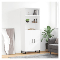 vidaXL Skříň highboard bílá 69,5 x 34 x 180 cm kompozitní dřevo