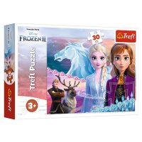 Trefl Puzzle Frozen 2 - Odvážné sestry / 30 dílků