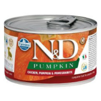 N&D Dog Pumpkin Puppy Chicken & Pomegranate Mini 140g