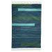 Tmavě modrý oboustranný venkovní koberec z recyklovaného plastu Green Decore Marlin, 160 x 230 c