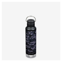 Nerezová termolahev Klean Kanteen Insulated Classic w/Loop Cap - black camo 592 ml