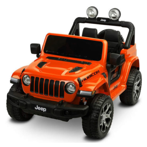 Terénní elektrické autíčko na baterie Jeep Rubicon Orange
