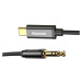 Baseus Audio USB-C/3,5mm kabel 1,2m černý
