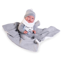 Antonio Juan 80114 SWEET REBORN PIPO - realistická panenka miminko s měkkým látkovým tělem - 40 