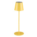 LIVARNO home Aku stolní LED lampa s USB a dotykovým stmívačem (oranžová)