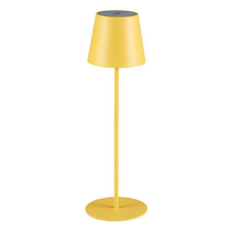 LIVARNO home Aku stolní LED lampa s USB a dotykovým stmívačem (oranžová)