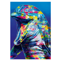 Dolphin - puzzle z kategorie Umelecké