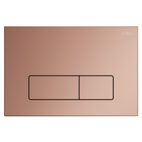 MEXEN Fenix 13 splachovací tlačítko Slim/kompatibilní s Geberit Sigma UP300 a UP320, růžové zlat