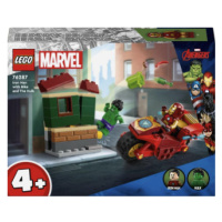 Iron Man s motorkou a Hulk - LEGO® Marvel (76287)