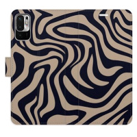 iSaprio Flip pouzdro Zebra Black 02 pro Xiaomi Redmi Note 10 5G