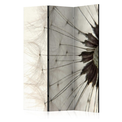 Paraván White Dandelion Dekorhome 225x172 cm (5-dílný) Artgeist