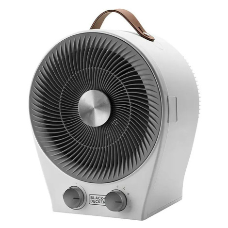 Black + Decker Teplovzdušný ventilátor Black+Decker BXFSH2000E / 2000 W / bílá Varianta: ivi1