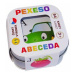 Teddies Pexeso Abeceda 64 karet v plechové krabičce