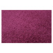 Vopi koberce Kusový koberec Eton fialový 48 čtverec - 300x300 cm