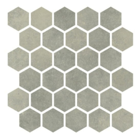 Mozaika Cir Materia Prima soft mint hexagon 27x27 cm lesk 1069918