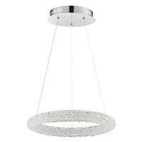 Luxera 64391 - LED Křišťálový lustr na lanku ALMEDA LED/24W/230V