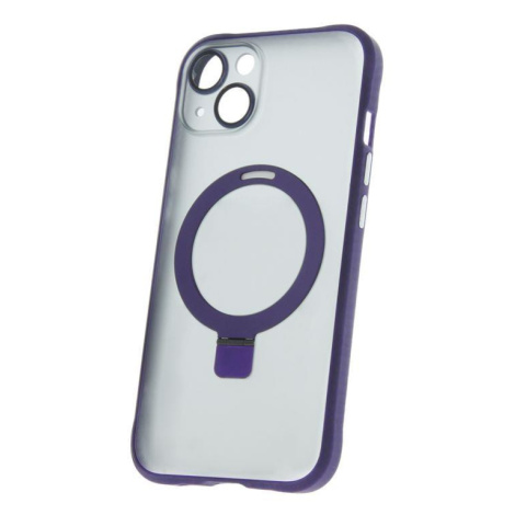 Silikonové TPU pouzdro Mag Ring pro Apple iPhone 14 Plus, fialová