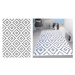 WI Kusový koberec Hevus bílá s šedou - 100 x 150 cm