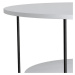 Konferenční stolek CORRO bílá/černá