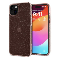 Spigen Liquid Crystal Glitter kryt iPhone 15 růžový