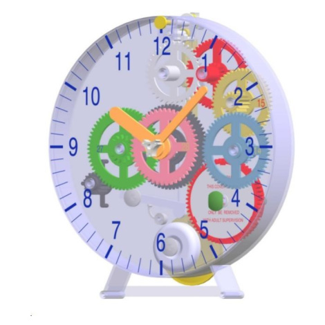 Hodiny TechnoLine Modell Kids Clock, pestrobarevné dětské, stavebnice Techno Line