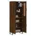 vidaXL Skříň highboard hnědý dub 69,5 x 34 x 180 cm kompozitní dřevo