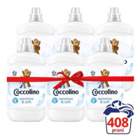 COCCOLINO White Sensitive 6× 1,7 l (408 praní)