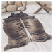 Ayyildiz koberce Kusový koberec Etosha 4115 brown (tvar kožešiny) - 150x200 tvar kožešiny cm