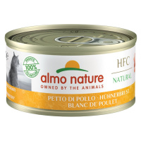 Almo Nature HFC Natural Megapack kuřecí prsa, 6 × 70 g