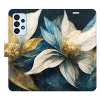 iSaprio flip pouzdro Gold Flowers pro Samsung Galaxy A53 5G