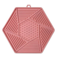 Epic Pet Lick&Snack hexagon světle růžový 17 × 15 cm