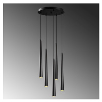 Sofahouse 28527 Designový lustr Pearlie 43 cm černý závěsné svítidlo