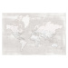 Mapa Rustic distressed detailed world map in warm neutrals, Blursbyai, 40 × 26.7 cm