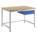 RAU Dílenský stůl s rámovou konstrukcí, 1 zásuvka ve velikosti L, 1 příčná výztuha, hloubka 900 