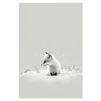 Ilustrace Snow Fox, Treechild, (26.7 x 40 cm)