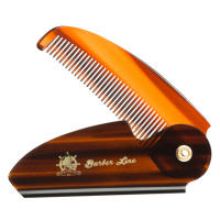 ​Barber Line Beard - Moustache Folding Acetate Comb 04545 - profesionální skládací hřeben na bra