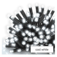 Profi LED spojovací řetěz černý, 5 m, venkovní i vnitřní, studená bílá