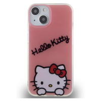 Zadní kryt Hello Kitty IML Daydreaming Logo pro Apple iPhone 13, růžová